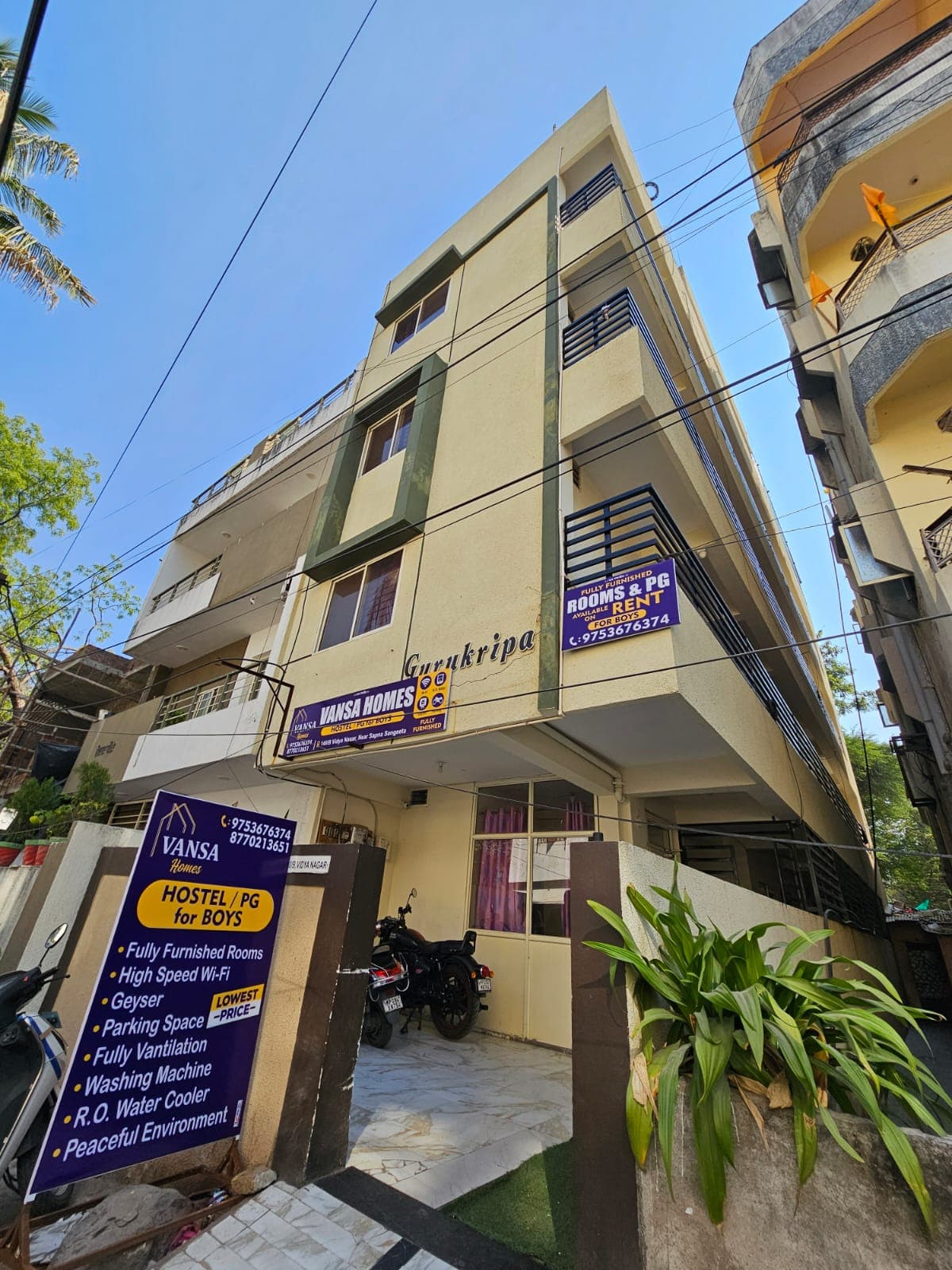 vansa homes pg for boys