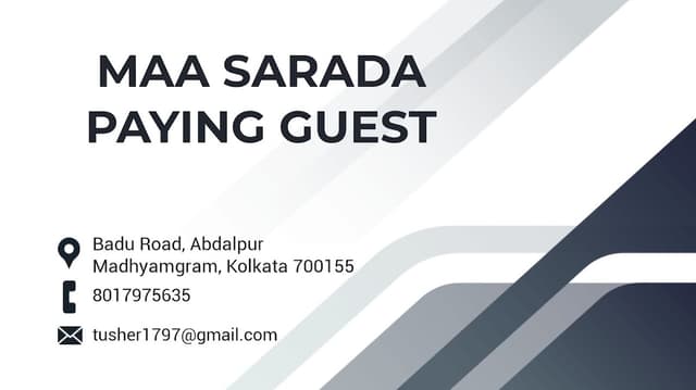 MAA SARADA PAYING GUEST