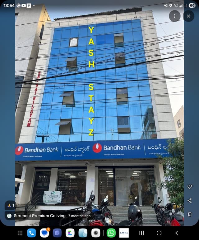 Yash Stayz Premium Co Living PG