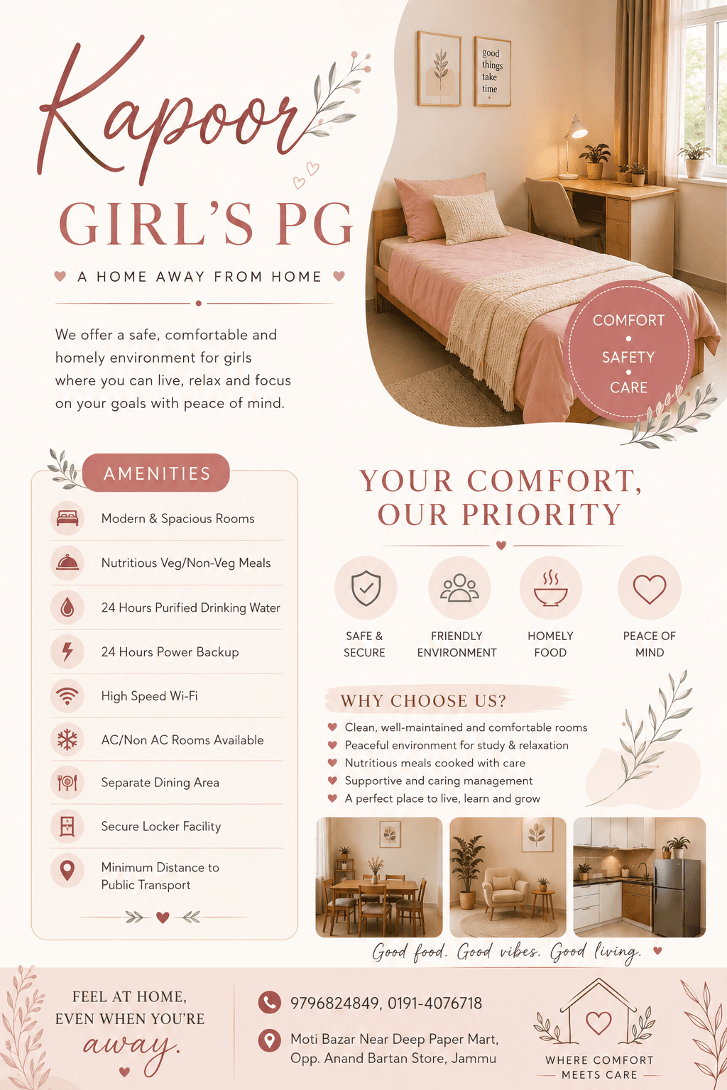 Kapoor PG FOR GIRLS