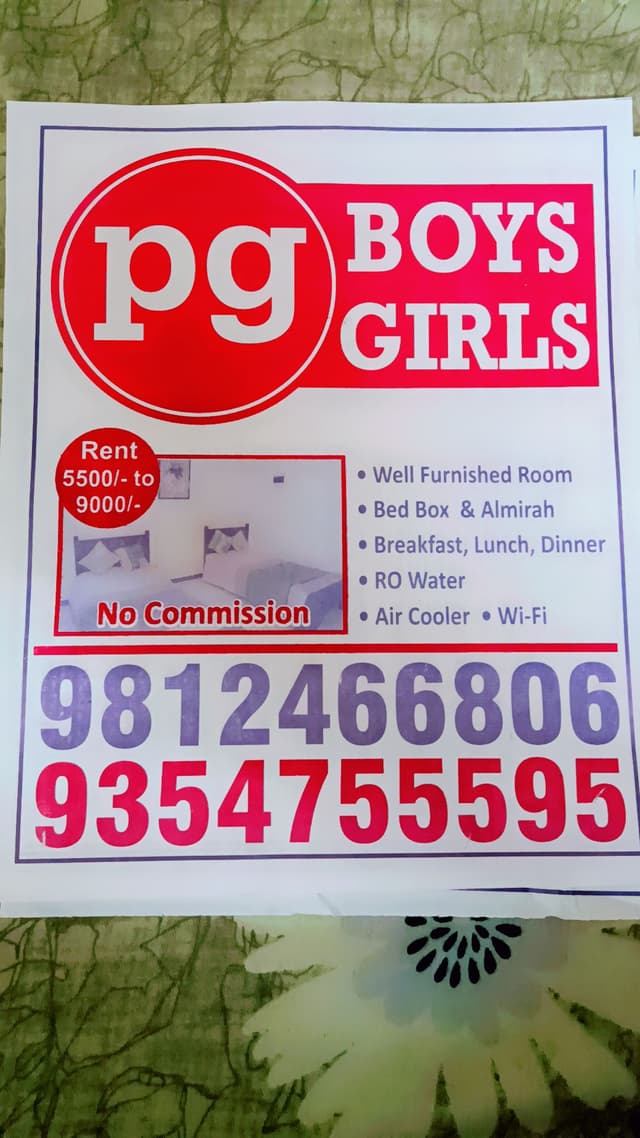 Pg in Mukherjee Nagar