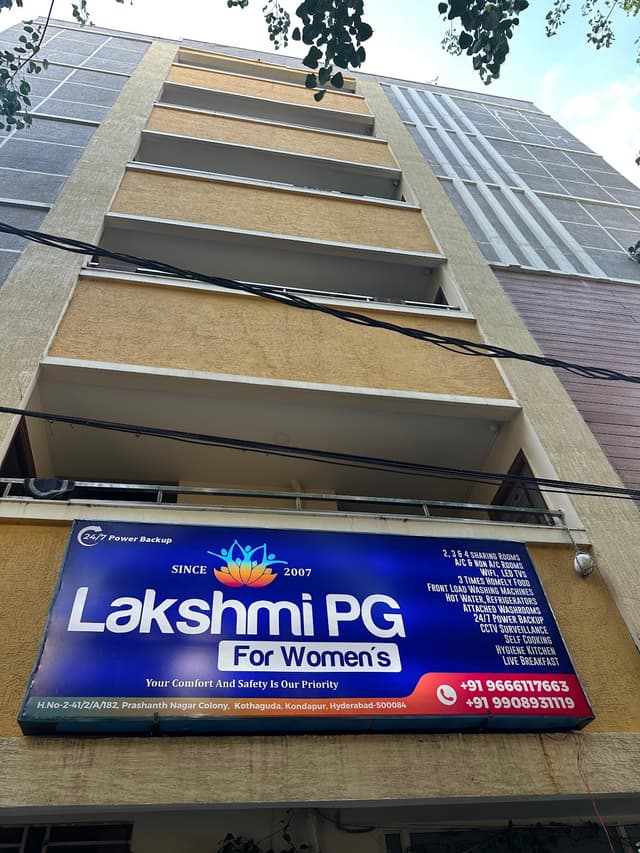 LAKSHMI PG FOR WOMEN'S