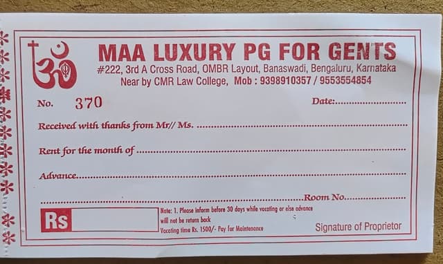 MA LUXURY PG FOR GENTS