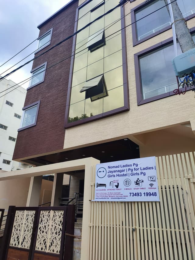 Nomads Ladies Pg Jayanagar | Pg for Ladies | Girls Hostel | Girls Pg