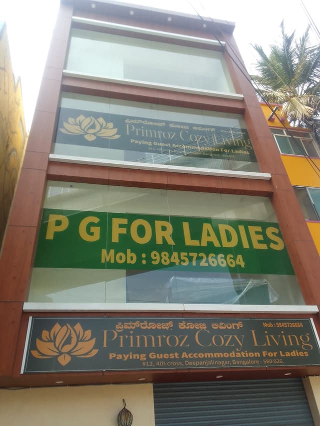 Primroz Cozy Living | Ladies Pg in Deepanjalinagar