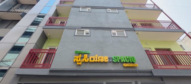 Spacio Gents PG - Richmond Bangalore
