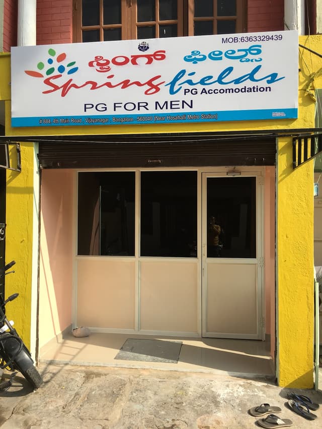 Spring Fields PG for Men Vijayanagar