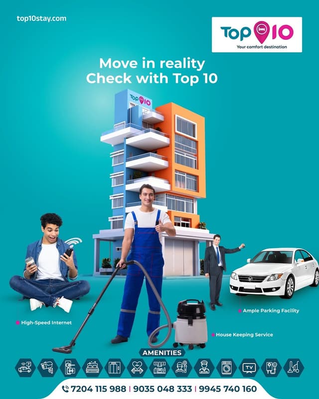 TOP 10 HOUSE & PG ACCOMMODATION